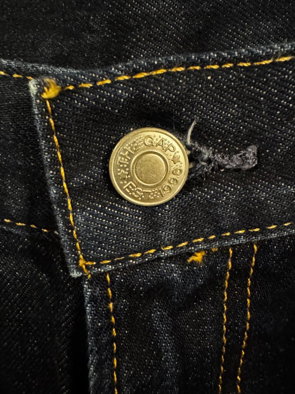 GAP x Hailey Bieber Extra Baggy Jean - Midnight Indigo - size 26 /2 R - Picture 8 of 8